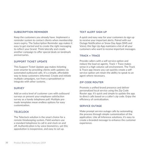 Inference Solutions Brochure