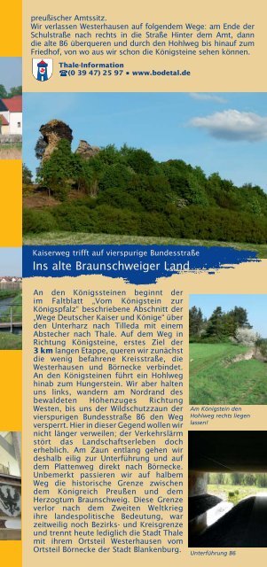 Von Quedlinburg in die Domstadt Halberstadt - Regionalverband ...