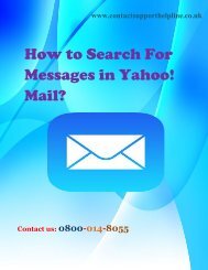 How to Search For Messages in Yahoo