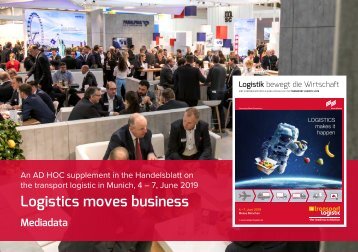 transport logistik in Munich 2019 Mediadata Logistics moves business