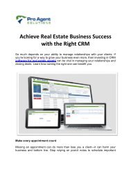 Achieve Real Estate Business Success with the Right CRM