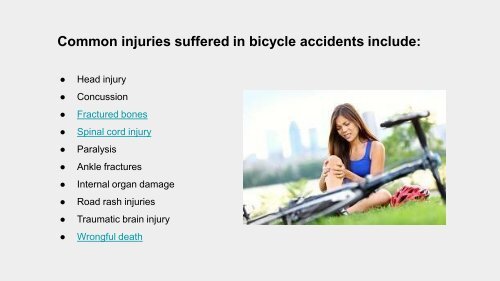 what to do after a bicycle accident