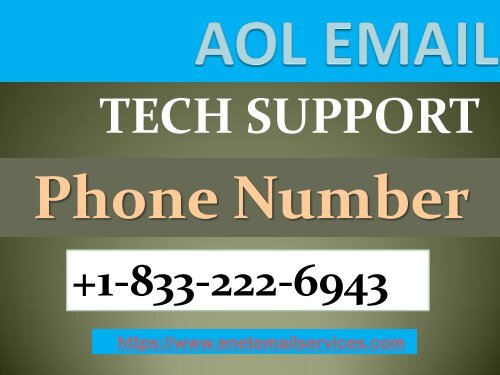 Aol email support phone number