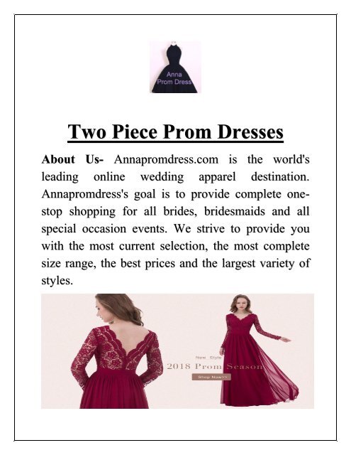 anna prom dress
