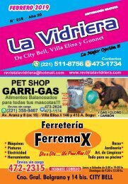 Revista La Vidriera FEBRERO 2019