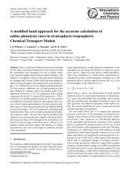 A modified band approach for the accurate calculation of online ...