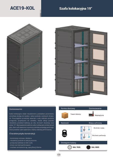 Katalog firmy Sabaj System - Szafy rack i rozdzielnice elektryczne