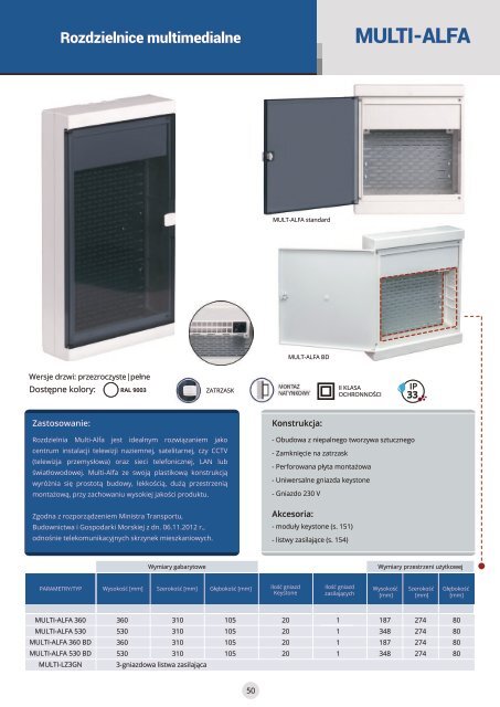 Katalog firmy Sabaj System - Szafy rack i rozdzielnice elektryczne