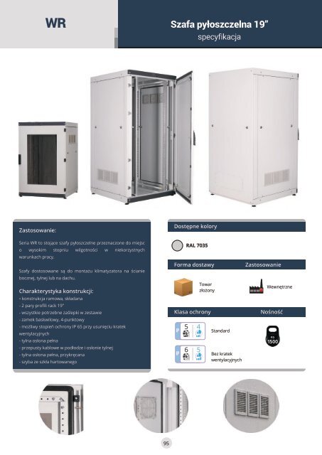 Katalog firmy Sabaj System - Szafy rack i rozdzielnice elektryczne