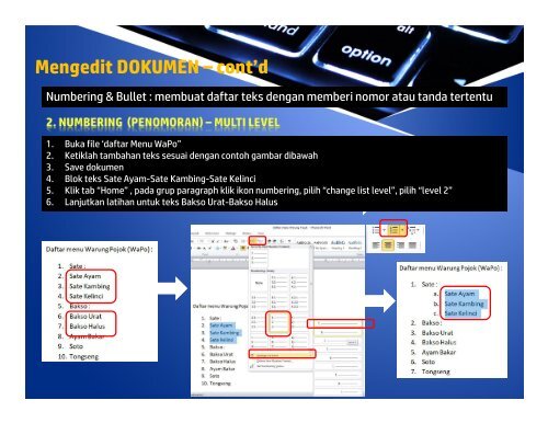 Mengenal dan Mengoperasikan Microsoft Word 2010