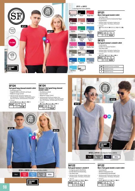 Eventwear Katalog 2019