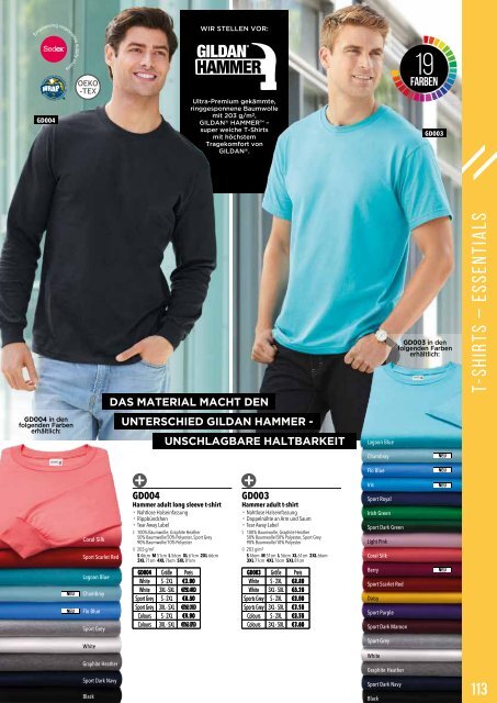 Eventwear Katalog 2019