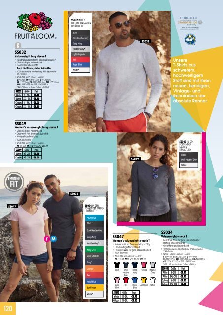 Eventwear Katalog 2019