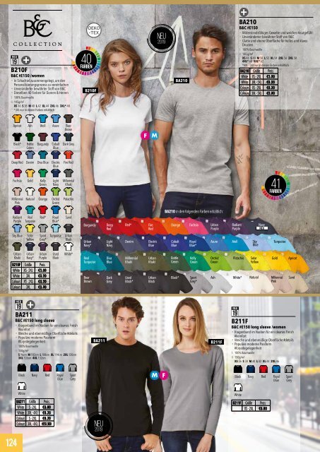 Eventwear Katalog 2019