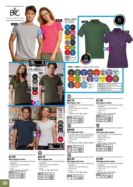 Eventwear Katalog 2019