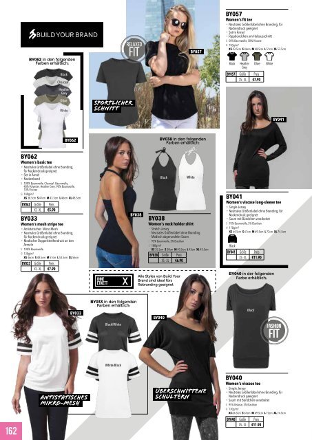 Eventwear Katalog 2019