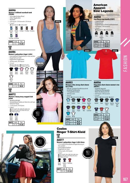 Eventwear Katalog 2019