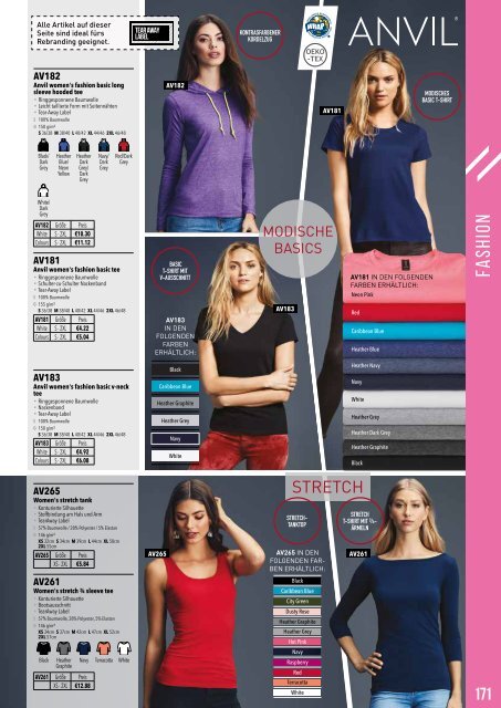 Eventwear Katalog 2019