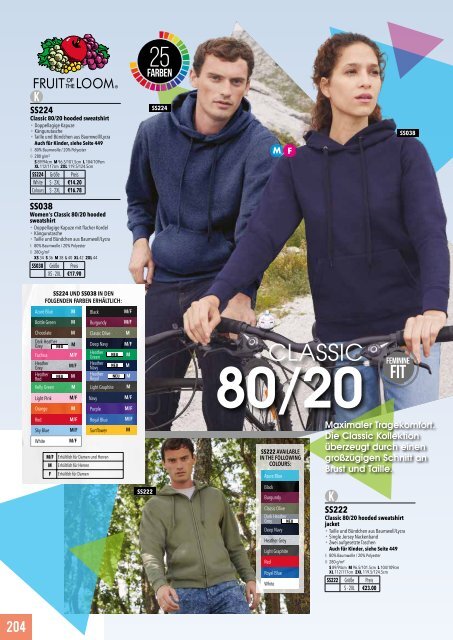 Eventwear Katalog 2019