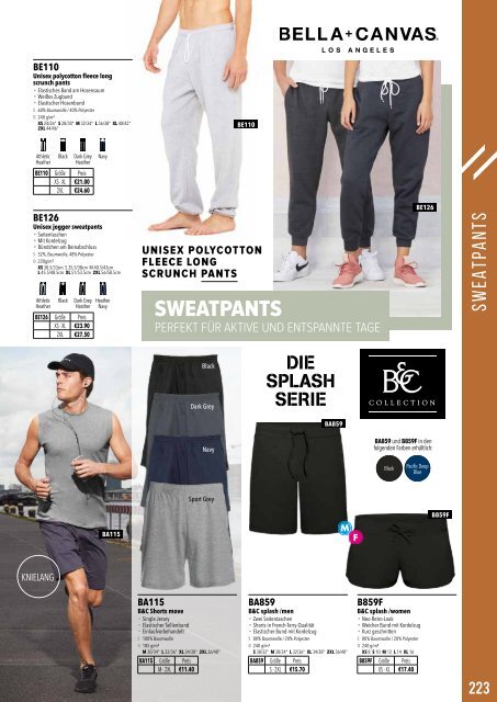 Eventwear Katalog 2019