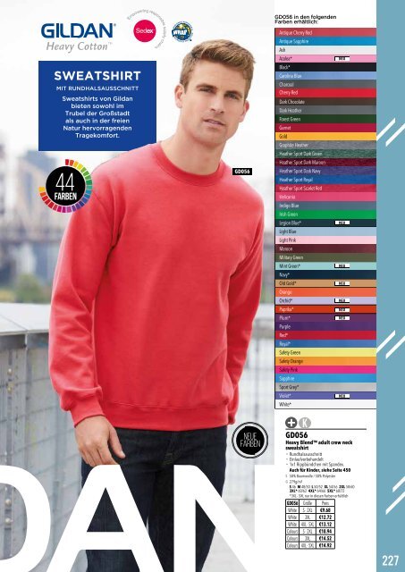 Eventwear Katalog 2019