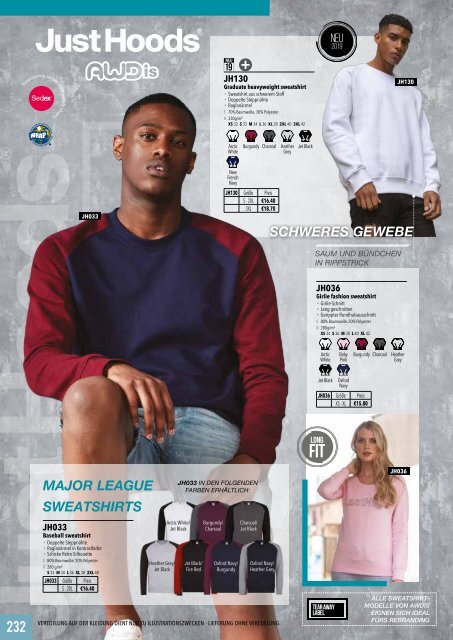 Eventwear Katalog 2019