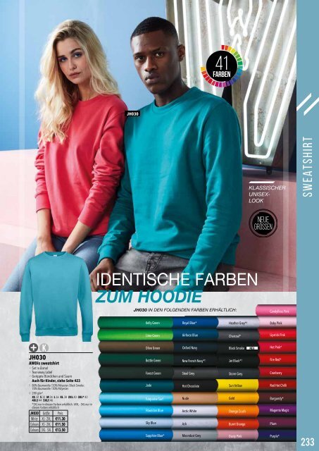 Eventwear Katalog 2019