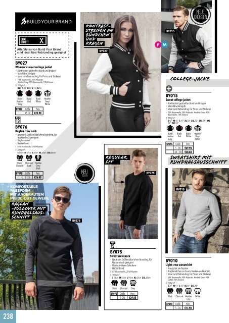 Eventwear Katalog 2019