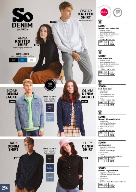 Eventwear Katalog 2019