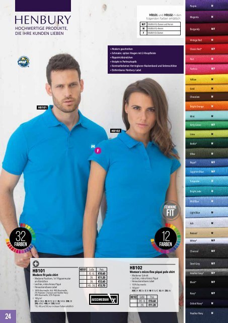 Eventwear Katalog 2019