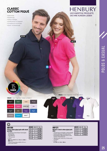 Eventwear Katalog 2019