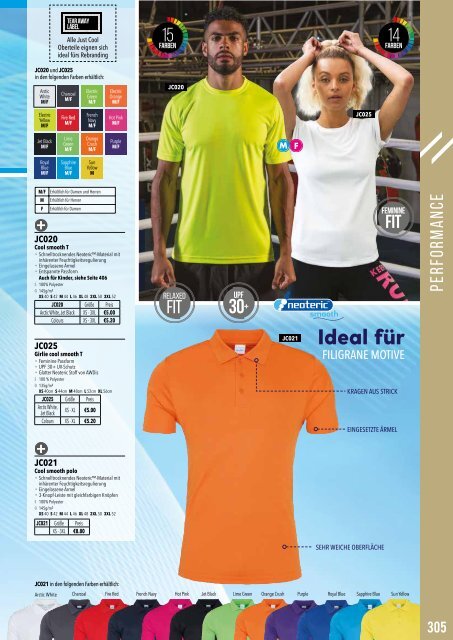 Eventwear Katalog 2019