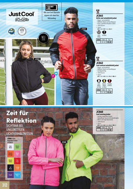 Eventwear Katalog 2019