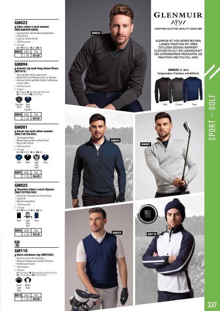 Eventwear Katalog 2019