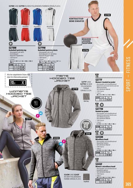 Eventwear Katalog 2019