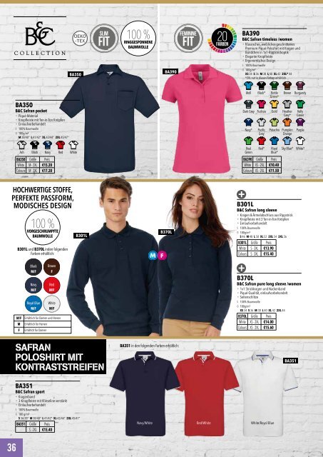 Eventwear Katalog 2019