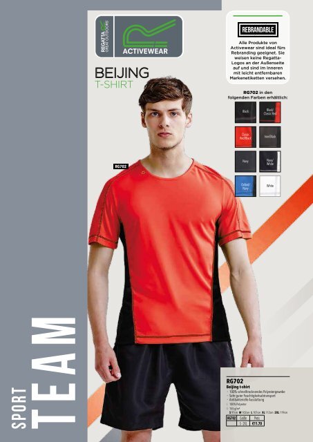 Eventwear Katalog 2019