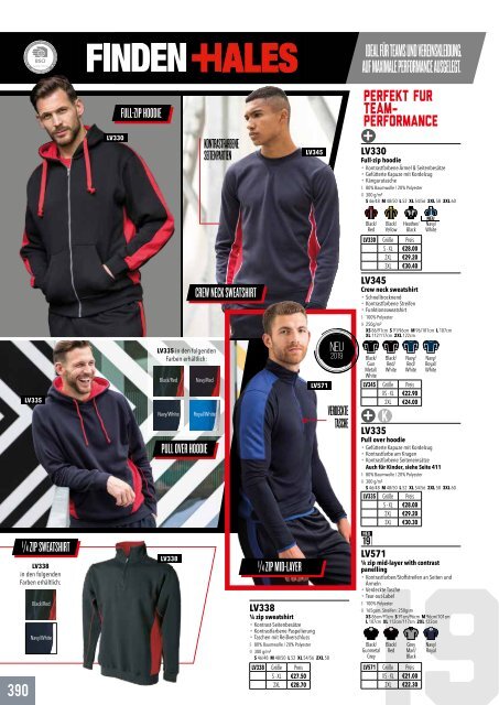 Eventwear Katalog 2019