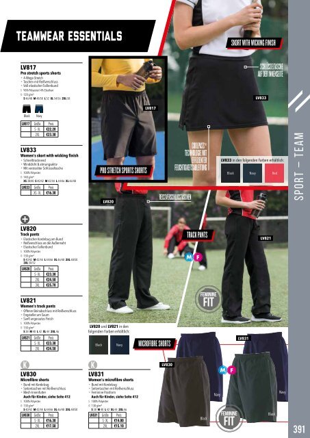 Eventwear Katalog 2019