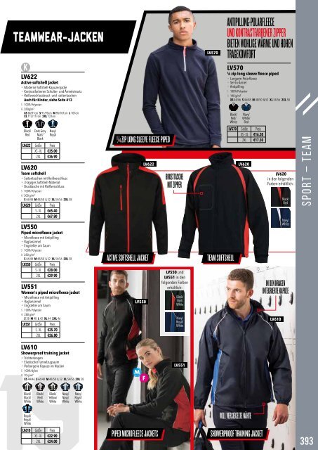 Eventwear Katalog 2019