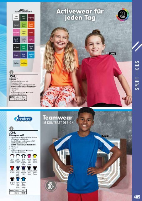 Eventwear Katalog 2019