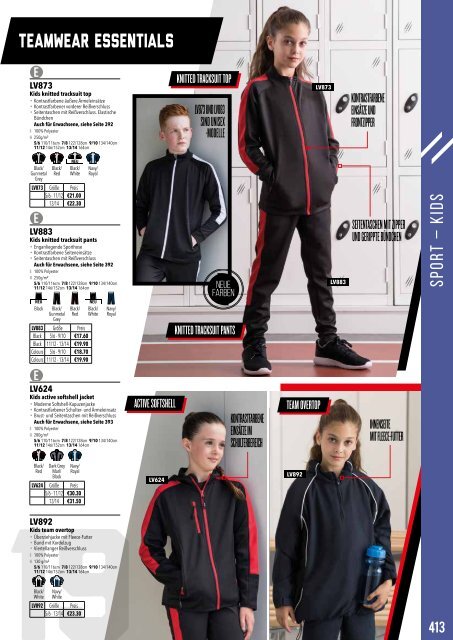 Eventwear Katalog 2019