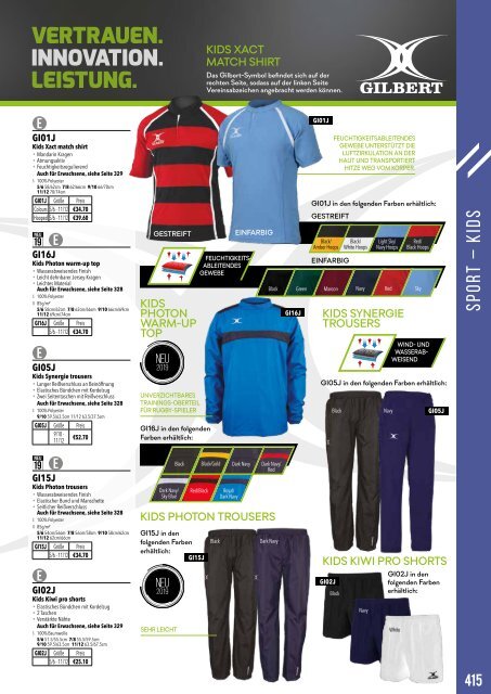 Eventwear Katalog 2019