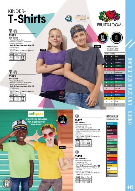 Eventwear Katalog 2019