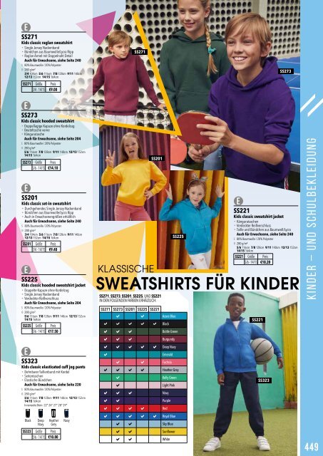 Eventwear Katalog 2019