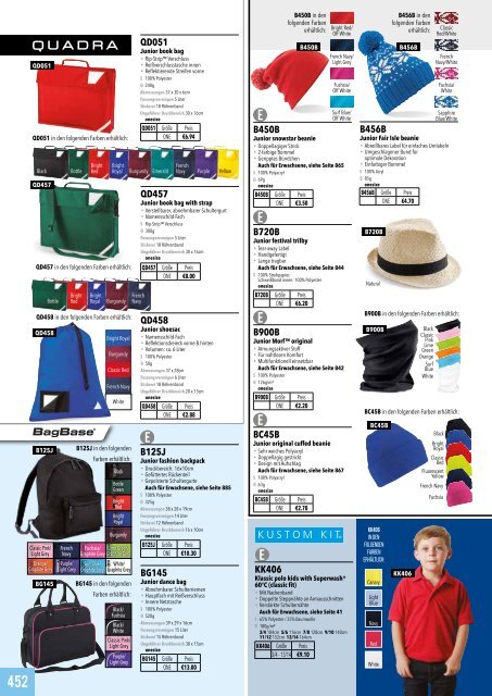 Eventwear Katalog 2019