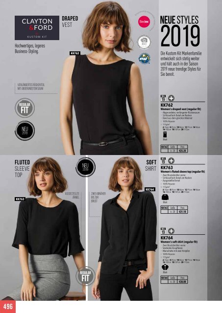 Eventwear Katalog 2019