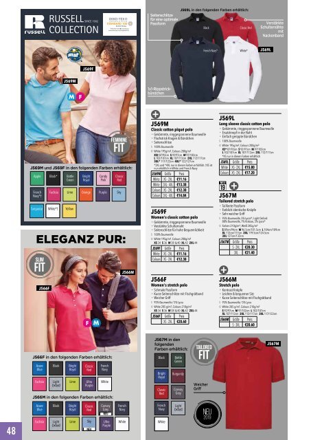 Eventwear Katalog 2019