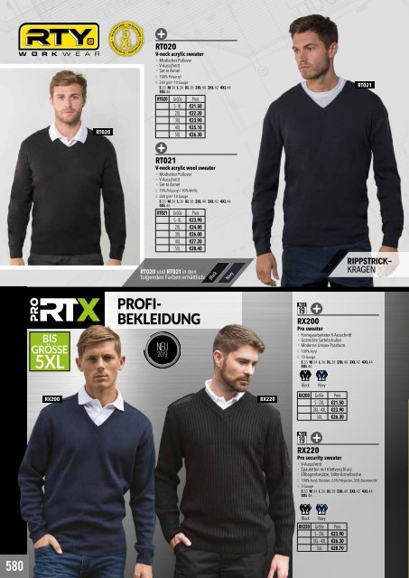 Eventwear Katalog 2019