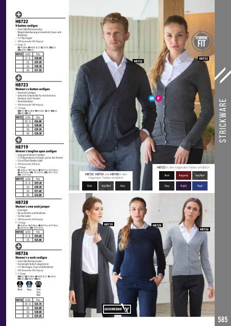 Eventwear Katalog 2019